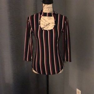 NWOT no boundaries vertical striped top size 3/5